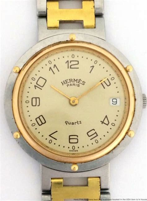 vintage hermes watches|hermes unisex 210107.